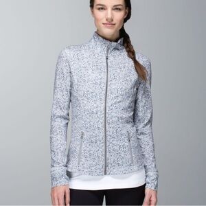 Lululemon Forme Jacket Petite Fleur Silver Spoon